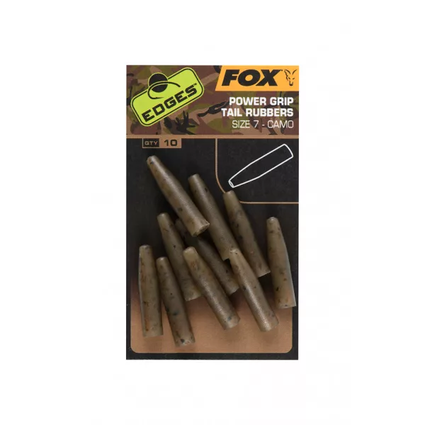 Fox Edges Camo 7 Rubberen Huls 10 stuks