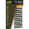 Fox Edges Naturals 10 Lead Clip Tail Rubber Rubberen huls