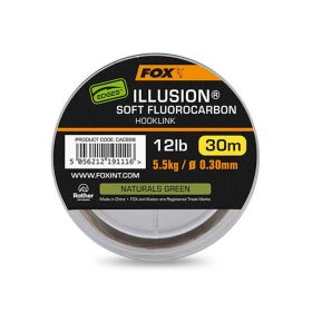   Fox Illusion Soft Naturals Green Fluorocarbon Leader 0,30mm 30m