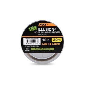   Fox Illusion Soft Naturals Green Fluorocarbon Leader 0,39mm 30m