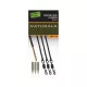 Fox Edges Naturals Copper-Core Leaders X 3 Voorgeknoopte Leader 3 stuks