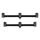 Fox Black Label QR Buzz bars 3 rod Dwarsbalk