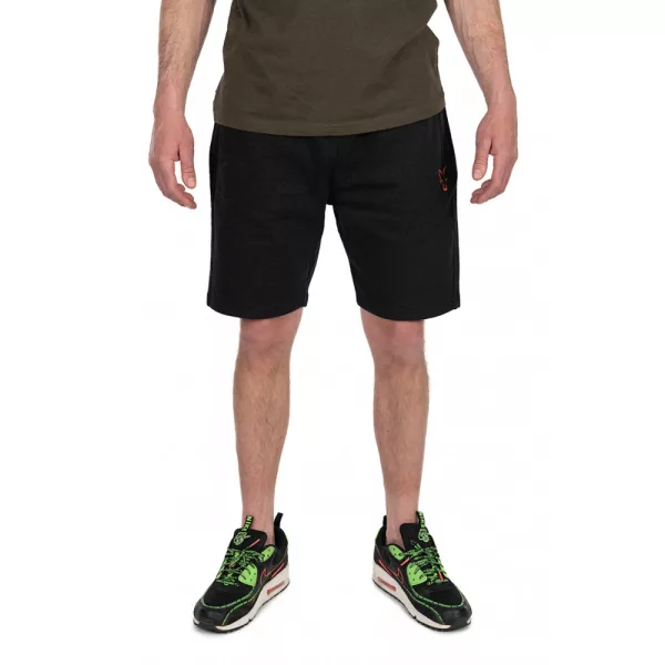 Fox Collection LW Jogger Short Zwart-Oranje Korte Broek M