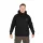 Fox Collection Zwart-Oranje Sherpa Hoody Hoodie S