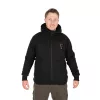 Fox Collection Zwart-Oranje Sherpa Hoody Hoodie M