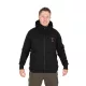 Fox Collection Zwart-Oranje Sherpa Hoody Hoodie M