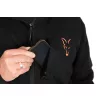 Fox Collection Zwart-Oranje Sherpa Hoody Hoodie XL