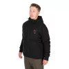 Fox Collection Zwart-Oranje Sherpa Hoody Hoodie 2XL