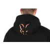 Fox Collection Zwart-Oranje Sherpa Hoody Hoodie 2XL