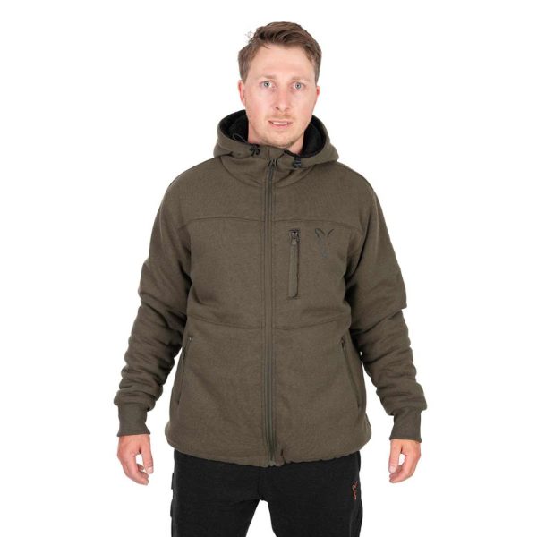 Fox Collection Sherpa Hoody Groen-Zwart Jack Thermojas 2XL