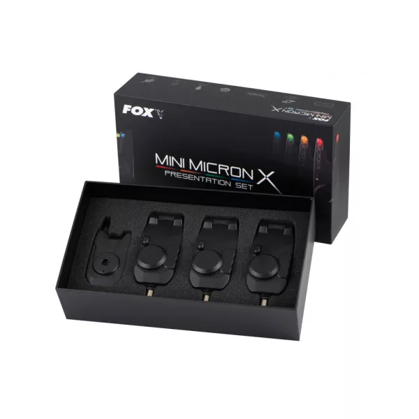 Fox Mini Micron X 3 Rod Set Elektronische Beetmelder Set