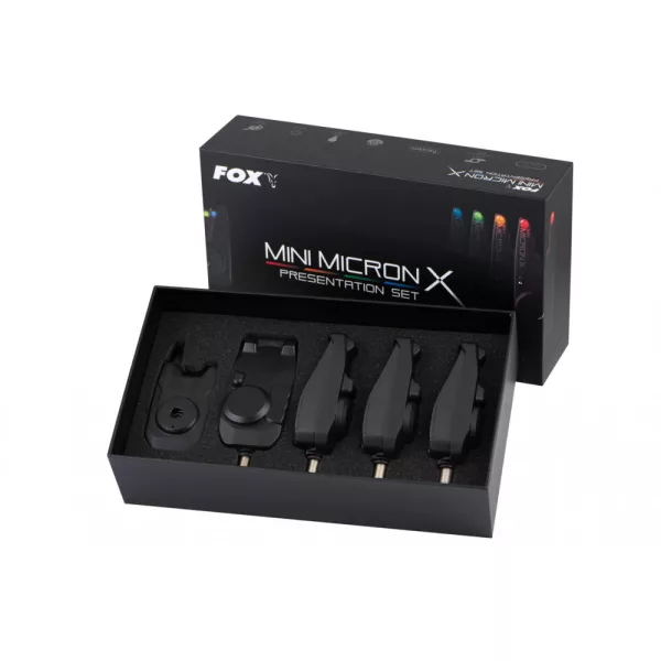 Fox Mini Micron X 4 rod set Elektronische beetmelder