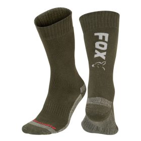   Fox Collection Thermolite Long Socks Green-Silver Sokken 40-43