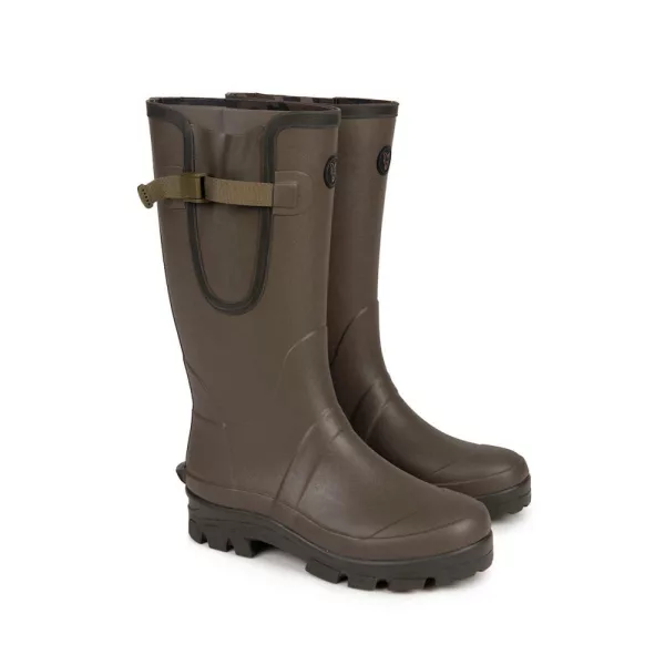 Fox Neopreen Gevoerde Camo/Khaki Rubber Laars UK7/EU41