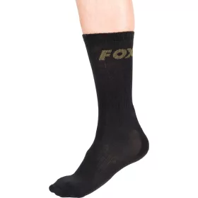 Fox Fekete Zokni 40-43 3pár