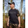 Fox Outline T-shirt Zwart Camo T-shirt S