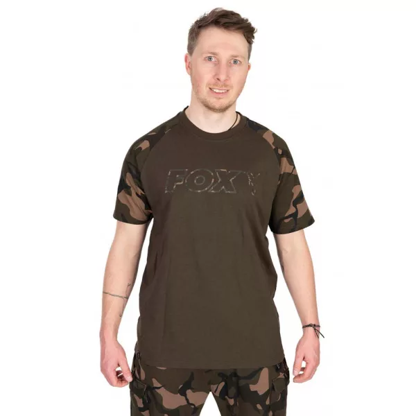 Fox Outline T-shirt Khaki Camo T-shirt S