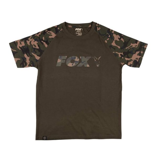 Fox Outline T-shirt Khaki Camo T-shirt XL