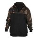 Fox LW Zwart-Camo Split Zip Hoody Hoodie met rits S