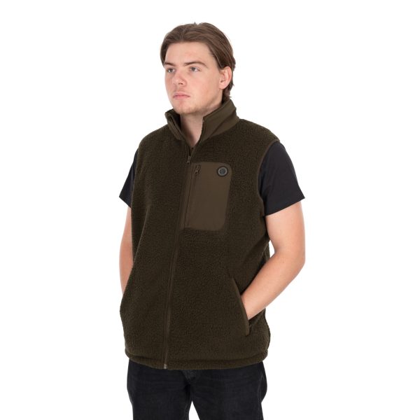Fox Olive Sherpa Hybrid Gilet Mellény 3XL