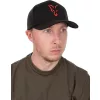 Fox Collection Zwart-Oranje Baseball Cap
