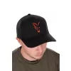 Fox Collection Zwart-Oranje Baseball Cap