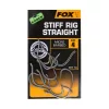 Fox EDGES™ Stiff Rig Straight - Maat 8 Haak