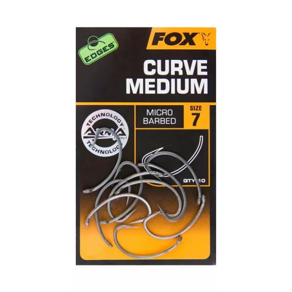 Fox EDGES™ Curve Medium - Maat 8 Haak