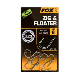 Fox EDGES™ Zig & Floater - Size 10 Haak