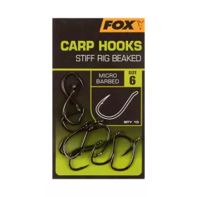 Fox Stiff Rig Beaked - size 6 Haak