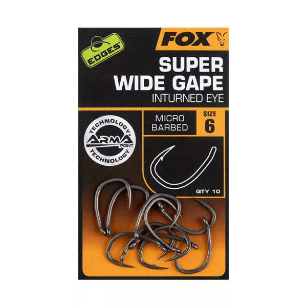 Fox Edges Armapoint 4 Barbeel, Oog Karperhaak 10db
