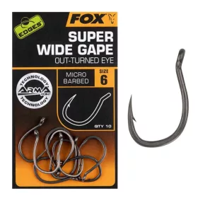   FOX Edges Armapoint Super Wide Gape (Outturned eye) - Maat 4 karperhaak