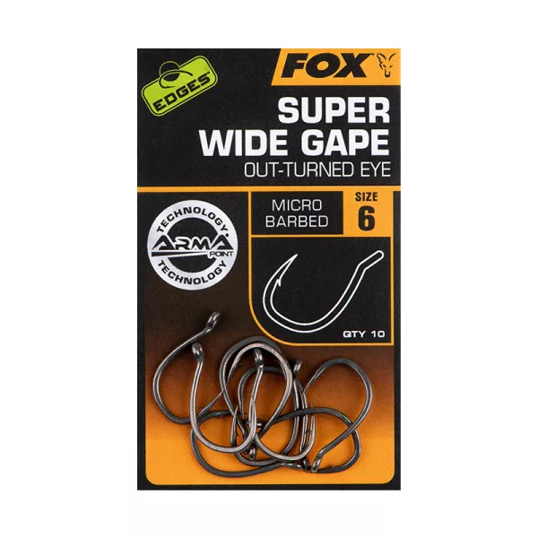 Fox Edges Armapoint 6 Barbeel, Oog Karperhaak 10db