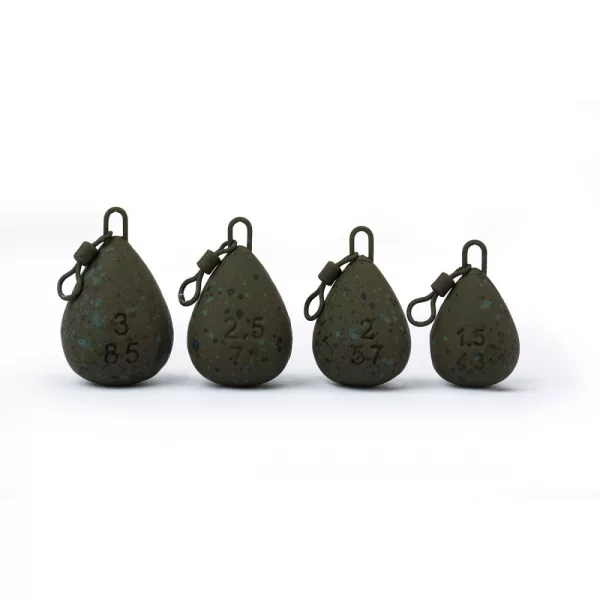Fox Camotex Pear Swivel Lead 2.5oz/70g Eindlood
