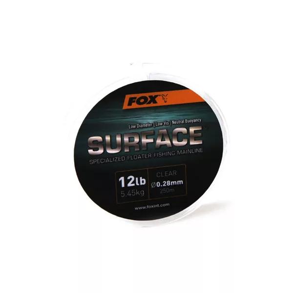 Fox Surface™ Floater Mainline - Clear 12lb/0.28mm Monofil lijn