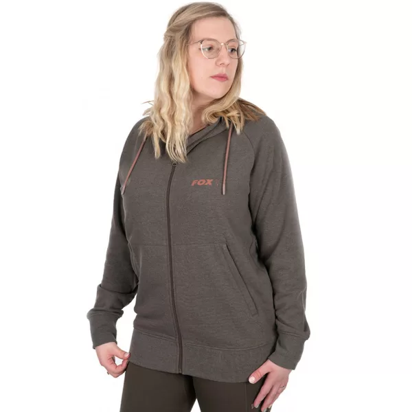 Fox WC Zipped Hoodie Groen-Malva Dames Hoodie M