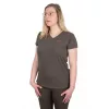 Fox WC V Neck T-Shirt Groen-Mauve Damespolo M