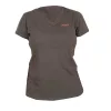 Fox WC V Neck T-Shirt Groen-Mauve Damespolo XL