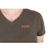 Fox WC V Neck T-Shirt Groen-Mauve Damespolo XL