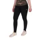 Fox Womens Black Lined Leggings Aláöltöző Nadrág M