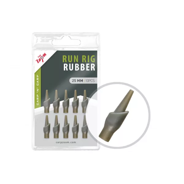 Carp Zoom Run Rig Rubber 10db