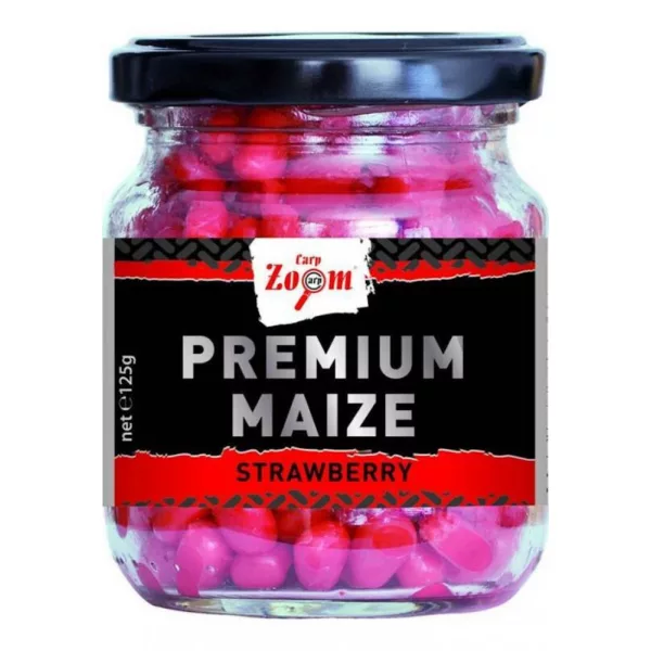 Carp Zoom CZ Premium vismaïs, aardbei, 125 g, 220 ml