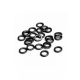 Carp Zoom CZ Rigring, ø 3 mm, matzwart, 25 stuks