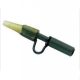 Carp Zoom CZ Extra sterke loodclip + rubberen huls, groen, 6 stuks