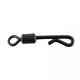 Carp Zoom CZ Boilie quick-release clip, #4, mat zwart, 10 stuks