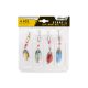 Predator Z 4-5gr Verschillende Kleuren Spinner 4 stuks