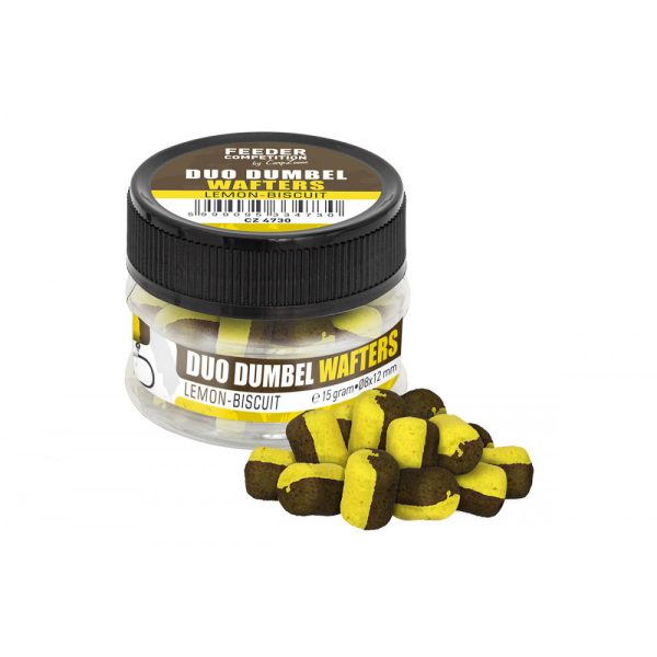 Feeder Competition Duo Dumbel Citroen-Koekje 10x14mm Wafters 15gr