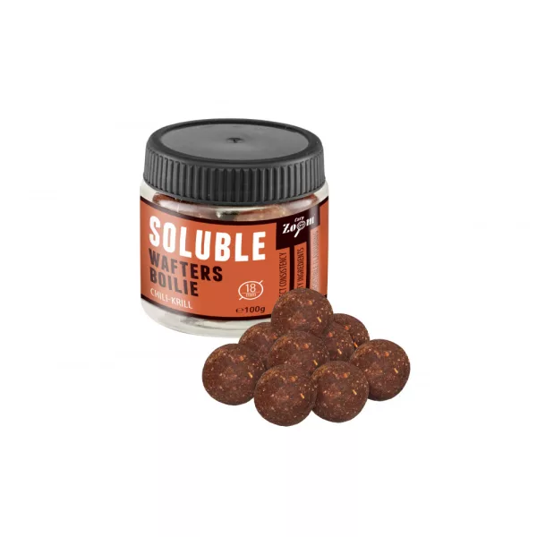 Carp Zoom Chili-Kreeft 18mm Oplosbare Wafters 100gr