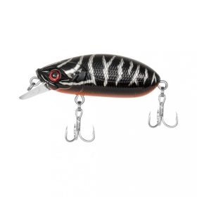   Predator Z PZ Beetle wobbler, 5 cm, 7,8 g, zwart, wit, drijvend