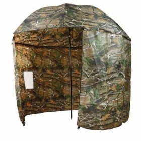 Carp Zoom CZ Camouflage Visparaplu met Tent